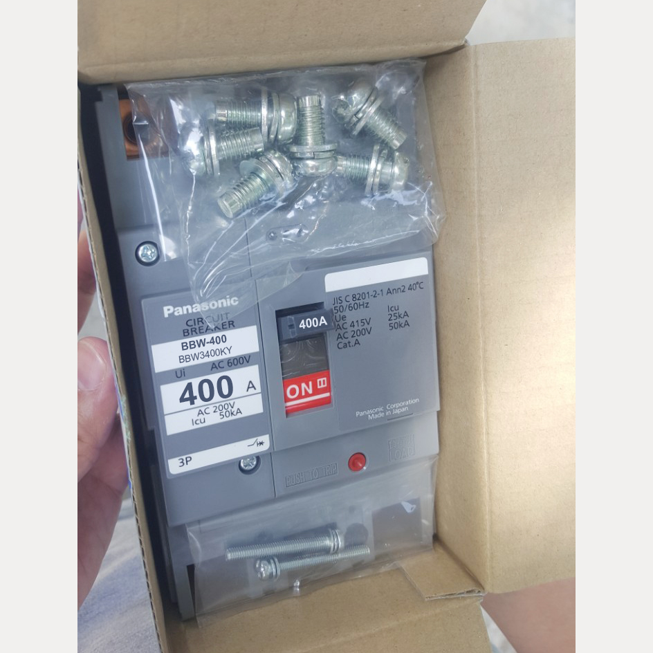 Nhà Phân Phối Aptomat MCCB Khối Panasonic 3P 400A BBW3400KY